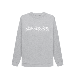 Light Heather Printed Sweater Front