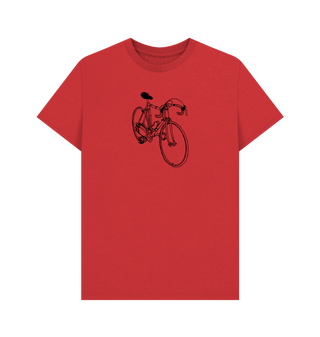 Red Vintage Bike T-Shirt (Light)