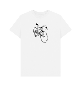 White Vintage Bike T-Shirt (Light)