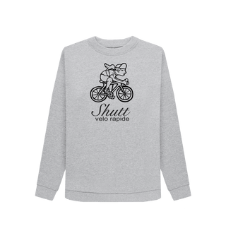 Light Heather Printed Sweater Front