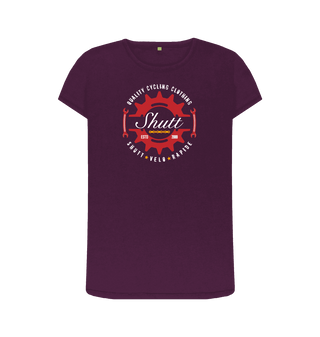 Purple Printed T-shirt Front