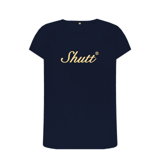 Navy Blue Printed T-shirt Front