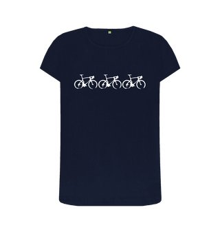Navy Blue Printed T-shirt Front