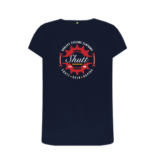 Navy Blue Printed T-shirt Front