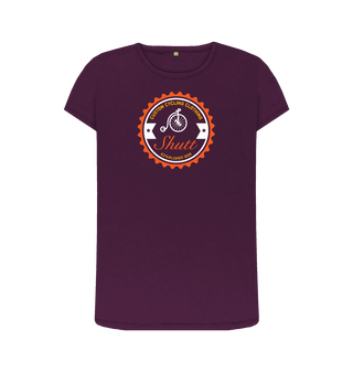 Purple Printed T-shirt Front