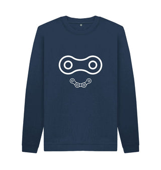 Navy Blue Chainlink Sweatshirt